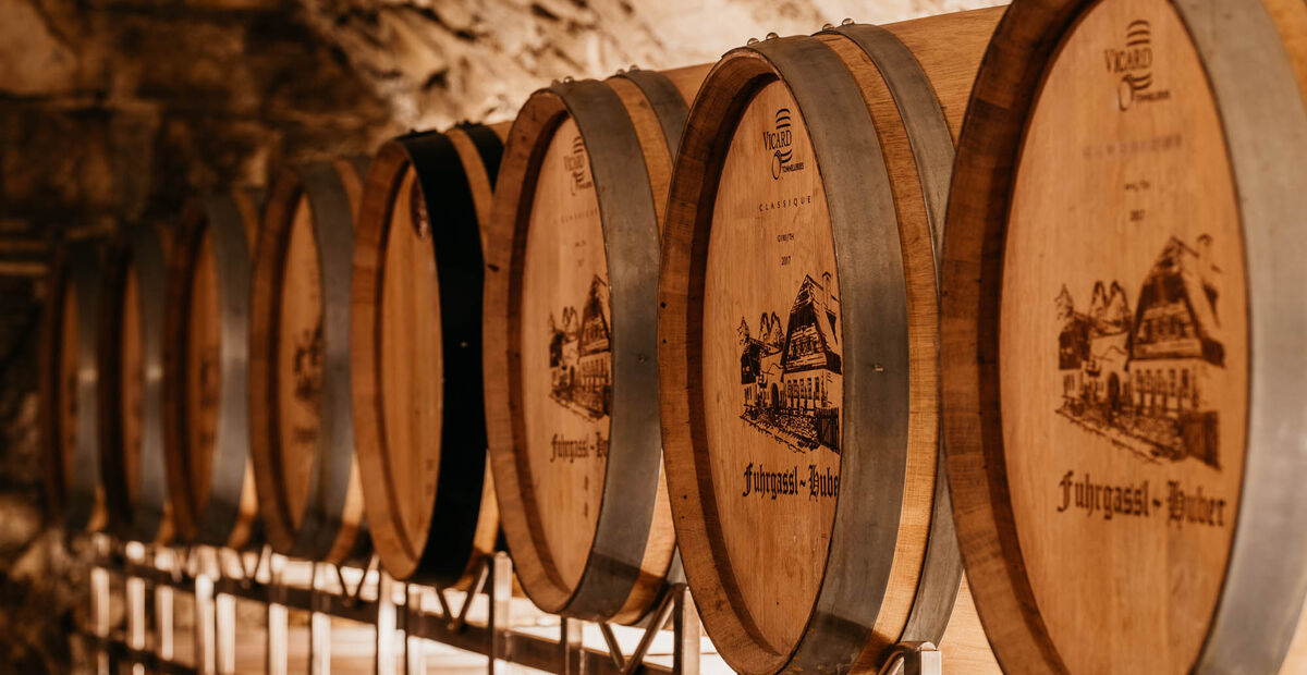 Keller im Wiener Weingut Fuhrgassl-Huber